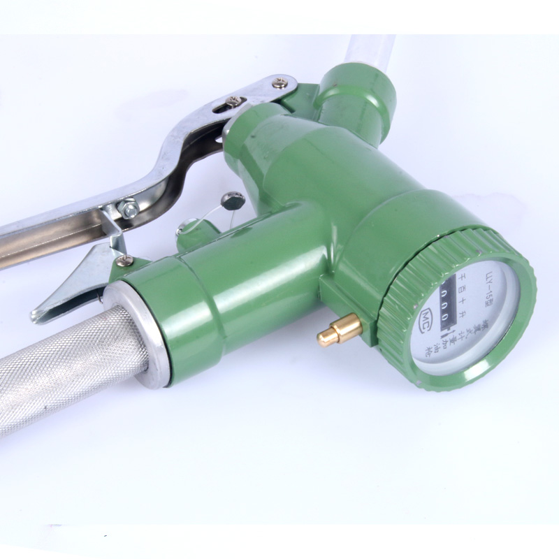 No Spill Stainless Steel Fuel nozzle With Meter